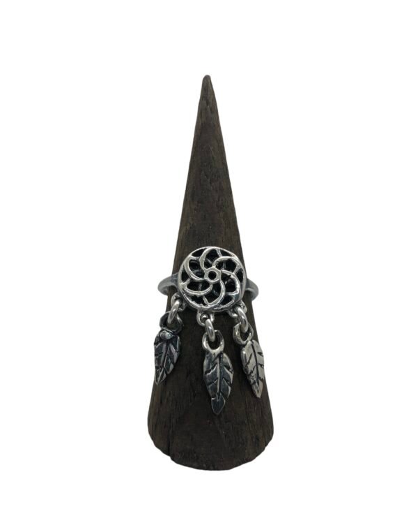 Anillo Atrapa sueño con plumas