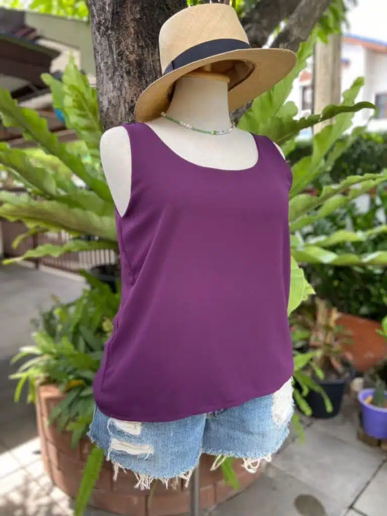 Camiseta Tirante Vest Colores Cuello U Talla L