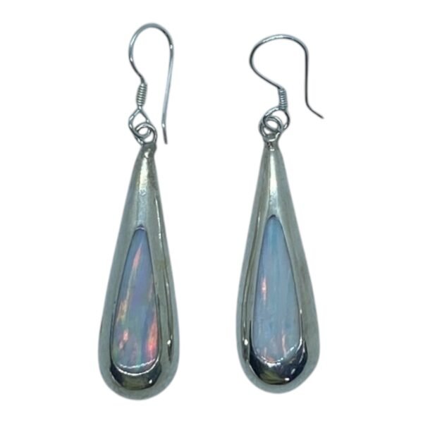Arete gota opalo alargado