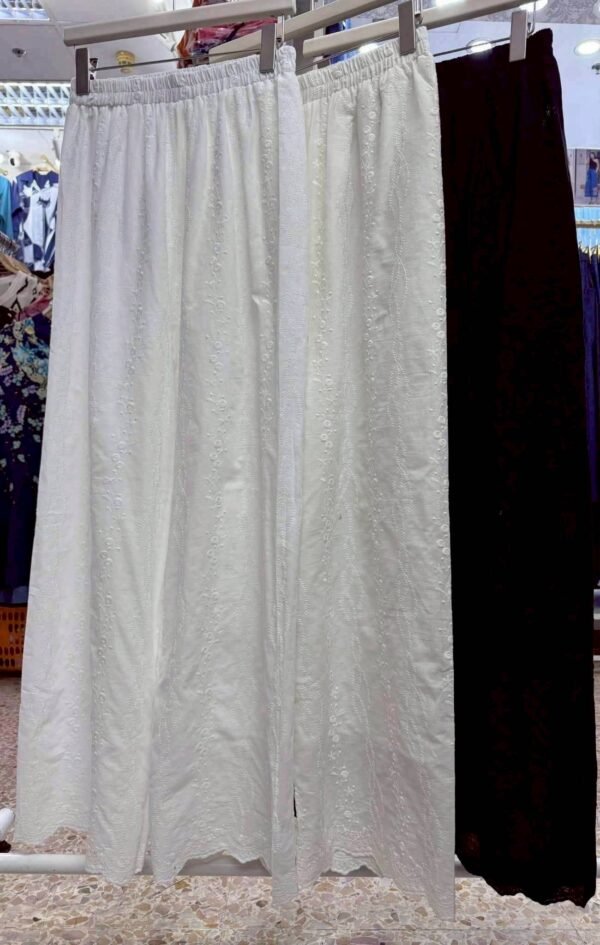 Pantalon Bordado Black and White